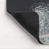 ウェールズのオレンジ色のプール マウスパッド (コーナー)