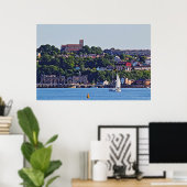 ウェールズのカーディフ・ベイ、カーディフ。 ポスター (ホームオフィス)