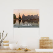 ウェールズのカーナルフォン城（1900年） ポスター (キッチン)