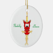 ウェールズのクリスマスのドラゴンのオーナメント セラミックオーナメント (右)