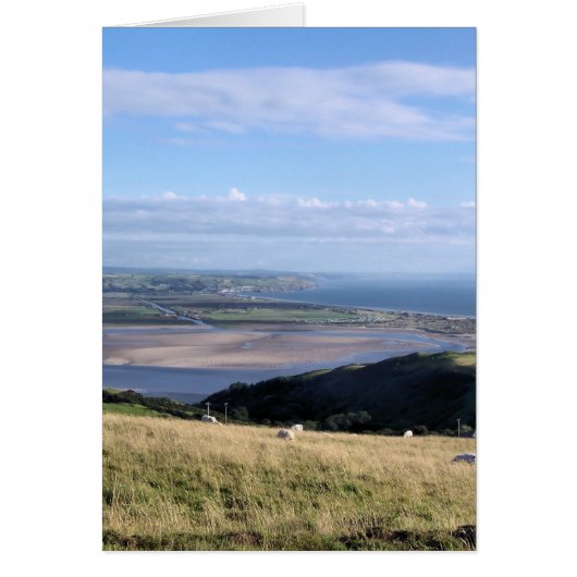 ウェールズのグリーティングカードのビュー (正面)