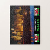 ウェールズのコンウェイ城 ジグソーパズル (縦)