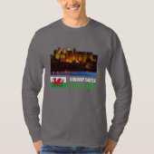 ウェールズのコンウェイ城 Tシャツ (正面)