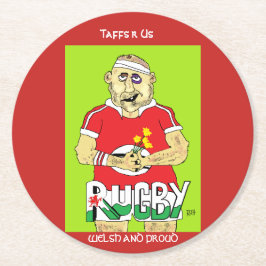 ウェールズのコースター ラウンドペーパーコースター