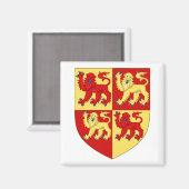 ウェールズのコートオブアームズ マグネット (正面/裏面)