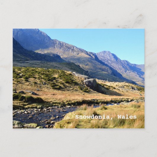ウェールズのスノードニア ポストカード (正面)