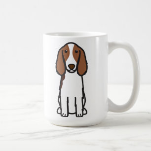 ウェールズのスプリンガースパニエル犬の漫画 コーヒーマグカップ
