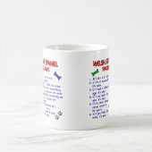 ウェールズのスプリンガースパニエルPL2 コーヒーマグカップ (中央)