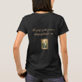 ウェールズのセント・ドゥウィンウェンの井戸の聖なる魚 Tシャツ (裏面)