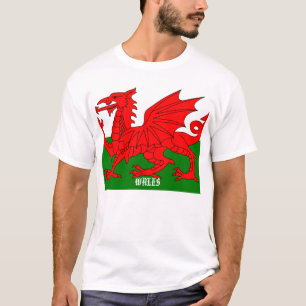 ウェールズのティーの旗 Tシャツ