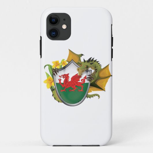 ウェールズのドラゴンの旗 Case-Mate iPhoneケース (裏面)