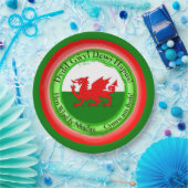 ウェールズのドラゴン聖デイビッドの日 9" プレートを編集 ペーパープレート (パーティー)