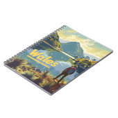 ウェールズのハイキング ノートブック (左側)