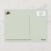 ウェールズのバックドラゴン、ブリコンのビーコン ポストカード (裏面)