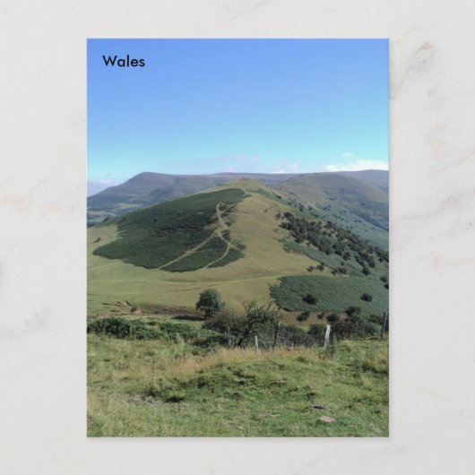 ウェールズのバックドラゴン、ブリコンのビーコン ポストカード (正面)