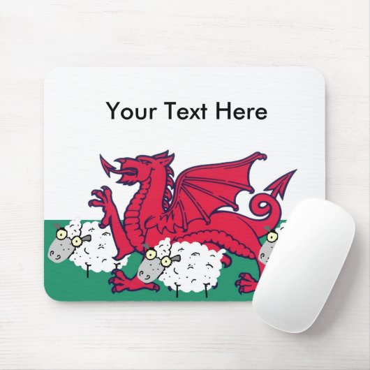 ウェールズのヒツジ マウスパッド (マウス)