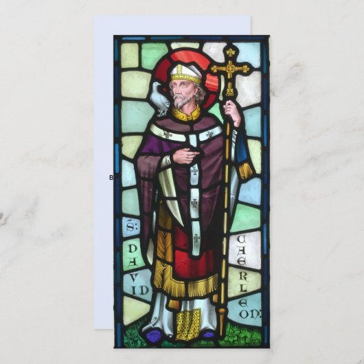 ウェールズのプライドの聖者のデイヴィッドの日のカスタムの文字 シーズンカード (正面/裏面)