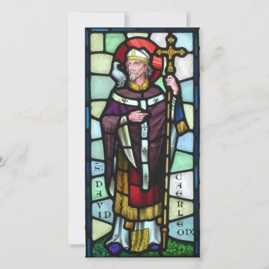 ウェールズのプライドの聖者のデイヴィッドの日のカスタムの文字 シーズンカード (正面)