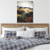 ウェールズのマウンテンビューズ キャンバスプリント (インサイチュ (寝室))