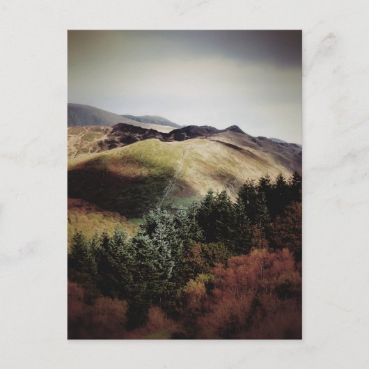 ウェールズのマウンテンビューズ ポストカード (正面)