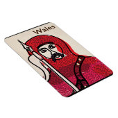 ウェールズのヴィンテージ旅行ポスター マグネット (右側)