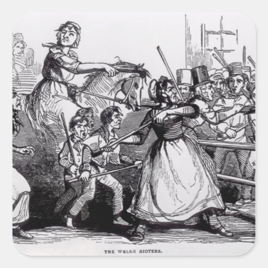 ウェールズの人々 スクエアシール (正面)