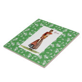 ウェールズの伝統的な衣裳- Gower タイル (側面)