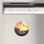 ウェールズの冬の太陽 マグネット (インサイチュ (食洗機))