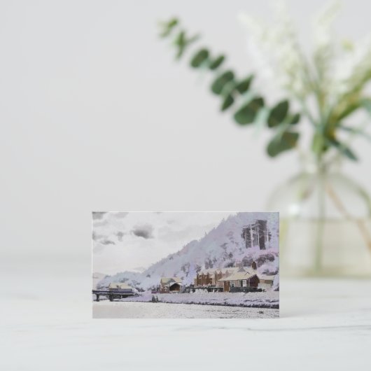 ウェールズの冬 名刺 (スタンド正面)