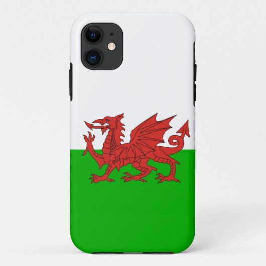 ウェールズの国のドラゴンの旗ウェールズイギリス Case-Mate iPhoneケース (裏面)