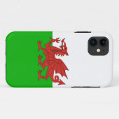 ウェールズの国のドラゴンの旗ウェールズイギリス Case-Mate iPhoneケース (裏面(横))