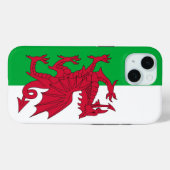 ウェールズの国旗のApple iPhone 15 Case-Mate iPhoneケース (裏面 (横))