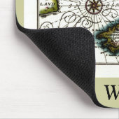 ウェールズの地図や旗 マウスパッド (コーナー)