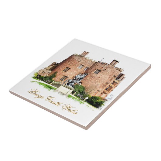 ウェールズの城 タイル (側面)