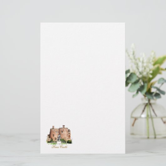 ウェールズの城 便箋 (スタンド正面)