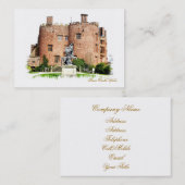 ウェールズの城 名刺 (正面/裏面)