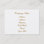 ウェールズの城 名刺 (裏面)