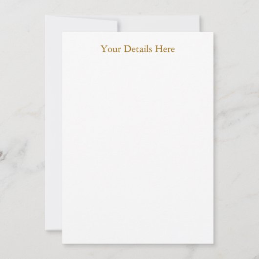 ウェールズの城 招待状 (裏面)