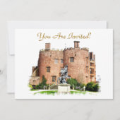 ウェールズの城 招待状 (正面)
