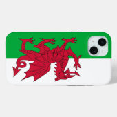 ウェールズの旗のアップルiPhone 15 Plusケース Case-Mate iPhoneケース (裏面 (横))