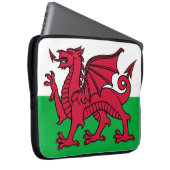 ウェールズの旗のラップトップの箱 ラップトップスリーブ (正面右)