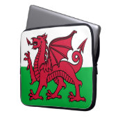 ウェールズの旗のラップトップの箱 ラップトップスリーブ (正面左)