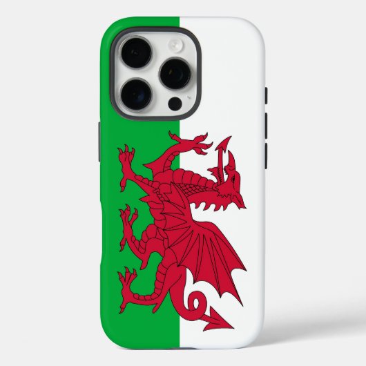 ウェールズの旗のApple iPhone 16 Pro Case-Mate iPhoneケース (裏面)