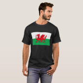 ウェールズの旗のTシャツ Tシャツ (正面フル)