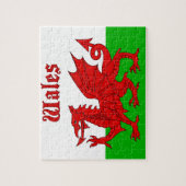 ウェールズの旗ウェールズ ジグソーパズル (縦)