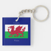 ウェールズの旗 キーホルダー (裏面)