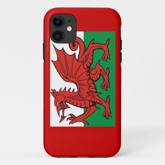ウェールズの旗、"Cymru AM byth"、 Case-Mate iPhoneケース (裏面)