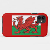 ウェールズの旗、"Cymru AM byth"、 Case-Mate iPhoneケース (裏面(横))