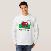 ウェールズの旗 Tシャツ (正面フル)