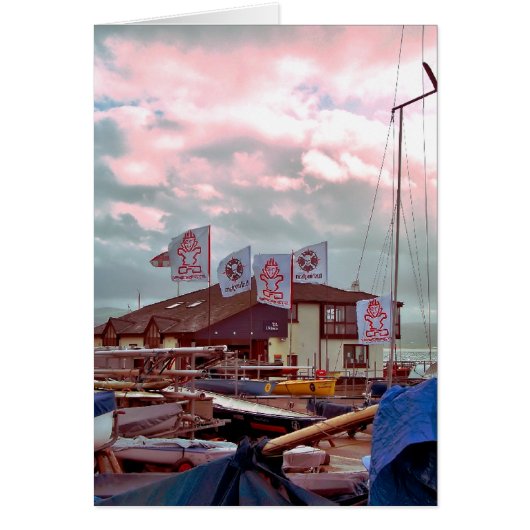 ウェールズの村のカード (正面)